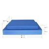 Balance Pad TPE Non-slip Yoga Mat Plank Training Elbow Cushion and Core Workout Physical Ankle Knee Rehabilitation Therapy, Blue, 31x20x6CM