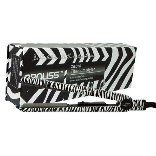 Proliss Jet Pro 1" Flat Iron - White Zebra