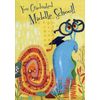 Blue Snail With Glasses Middle School Graduation Congratulations Card