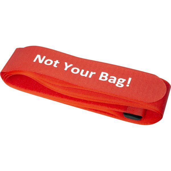 Luggage Strap Luggage Strap Suitcase Strap Red Saying Not Your Bag