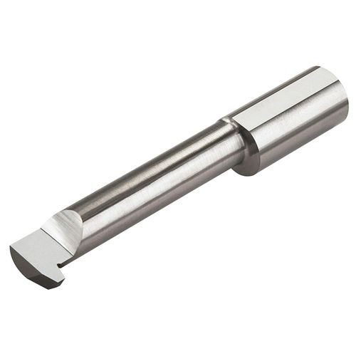 Micro 100 IAT-1000-16 Threading Tool - Acme, 16 TPI, .222" Min Bore Dia, 1" Max Bore Depth, .035" Offset, .045" Proj, .021" Flat, .075" C-L Offset, 1/4" Shank Dia, 2-1/2" OAL, Uncoated