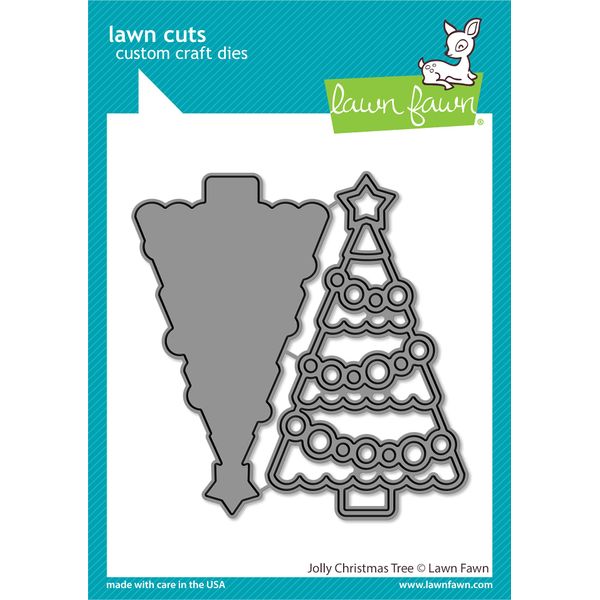 Lawn Cuts Custom Craft Die-Jolly Christmas Tree