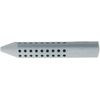 Faber-Castell Grip Eraser Grey Pack of 3