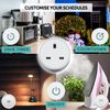 Defender Smart Plug - Alexa & Google Home Compatible - Wireless Voice Controlled Home Automation - Wifi Socket Remote Control Plug - Wireless Socket - Control Timer Schedule Plug Socket (1 x Pack)