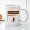 CafePress Electrical Engineer Powered By Coffee Mug 11 oz (325 ml) Ceramic Coffee Mug