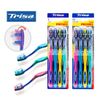 Trisa Flexible Head 3 Toothbrush 4 Functional Toothbrush Tongue Cleaner Functional 6323, Brush Head:[6323]Soft bristles
