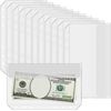 12PCS A6 Binder Pockets No Zipper 6-Hole Cash Stuffing Envelopes Planner Inserts