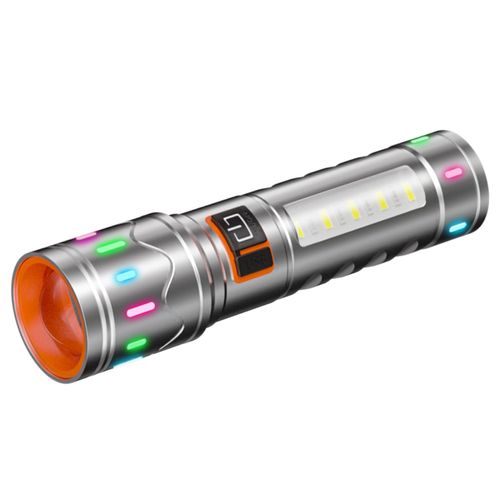 AIERSEN Rechargeable Small LED Flashlight, high Lumen EDC Flashlight, Five Lighting Modes and Zoom, Suitable for Daily Carrying and Emergency use.
