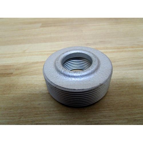 Crouse-Hinds RE63 Feraloy Iron Alloy Explosion Proof Dust-Ignition Proof Reducing Bushing 2 Inch x 1 Inch