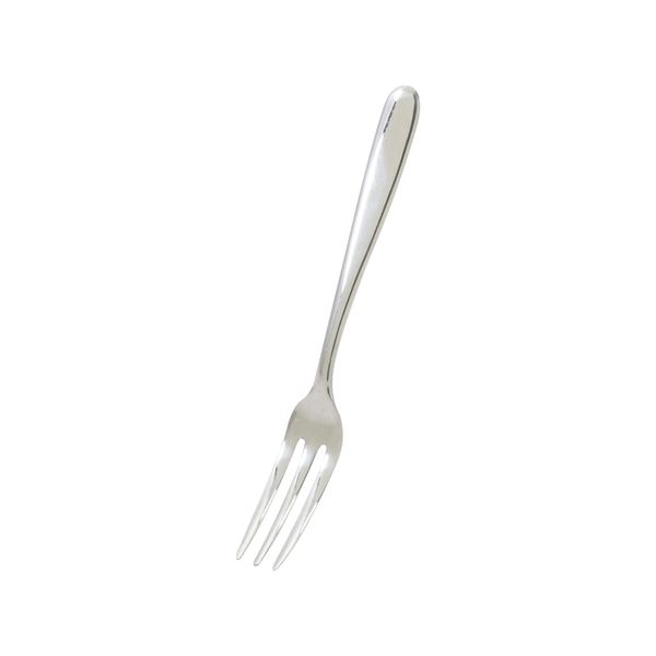 Pearl Metal Fork, Set of 3, Stainless Steel, Dishwasher Safe, Made in Japan, Total Length 4.9 x 0.6 x 0.6 inches (12.5 x 1.5 x 1.5 cm), Abelia B-5597