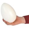 Props4shows Big White Plastic Egg - 17 x 11cm