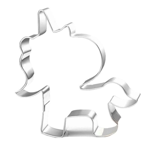 ZDYWY Horse Unicorn Looking Back Shaped Cookie Cutter
