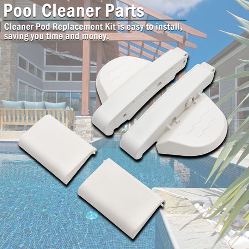 Pool Cleaner Part Kit with AXV417WHP Pod Swings, AXV604WHP Front and Rear Bezels, AXV434WHP Flaps, AXV414P Pod Shoes Fit for Hayward, Navigator, Arneson, Pool Vac Plus, Pool Vac Ultra Pool Cleaners