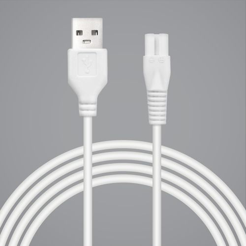 2 PCS Charger Cord Replacement for Pritech Electric Feet Callus Remover Foot Pedicure, USB Power Adapter Charging Cable