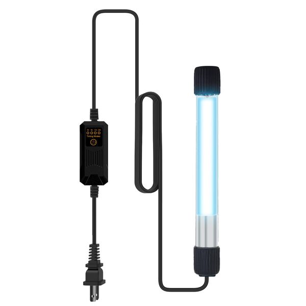 Devopet Aquarium U-V Filter Replacement Light Bulb for NQV-500/800/1200, Including 1 x 5W Light Bulb with Timer