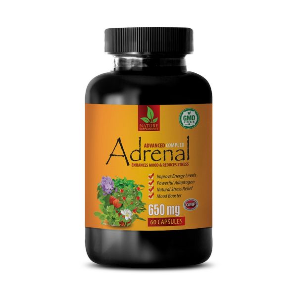 immune booster - ADRENAL COMPLEX - energy supplements without caffeine 1B