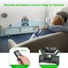 Portable USB Fan for Baby, Quiet Operation, with LED Light, Remote Control, Time