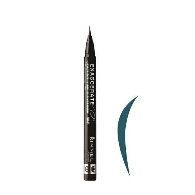 Rimmel Exagelate Lasting Liquid Eyeliner WP 004 Navy Blue RIMMEL