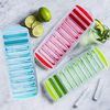 Water Bottle Ice Cube Tray, BPA Free Easy Release Flexible Silicone (10 ice Cube Tray (Rectangular))