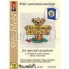 Mouseloft Sending Hugs - mini counted cross stitch card kit