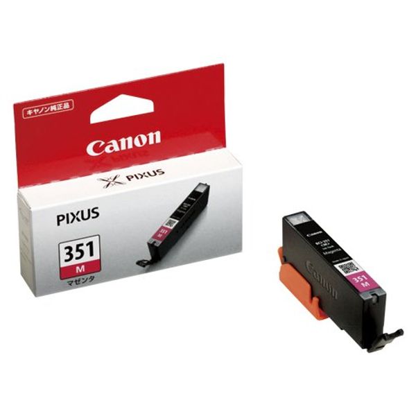 Genuine Canon BCI-351 Magenta BCI-351M Ink Cartridge, Pack of 2