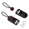 Cobby Anchor Links Strap Adapter with Triangle Ring Universal Camera Binoculars Black + Red (Set of 2)