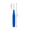 50pcs Soft Interdental Brush Teeth Dental Picks Floss Brush Refill Flosser Toothpick Cleaners Cleaning Tool - Blue