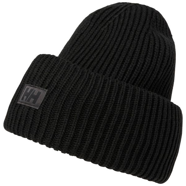 Helly Hansen HH Rib Beanie Hat, Black, STD