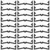 Pegboard Hook Locks Black Plastic Peg Hook Fixer Board Accessories Organizer(200)