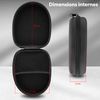 T'nB CSCASEBK Universal Headphone Storage Case