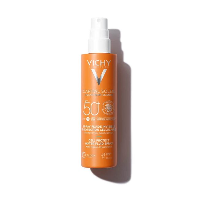 Vichy Capital Soleil Sonnenspray LSF 50+ 200 ml – Sonnenschutz Sonnenpflege Sonnenschutzspray Transparent UV-Schutz Sunscreen