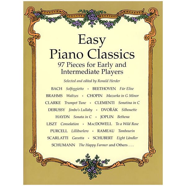 Easy Piano Classics给初学者或中级学者的简易古典钢琴曲谱104首