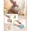 RAVIS Mask Case, Stylish, Portable, PU Leather, Foldable, Antibacterial, Cute, Mask Pouch, Mask Holder, Portable, Light Gray