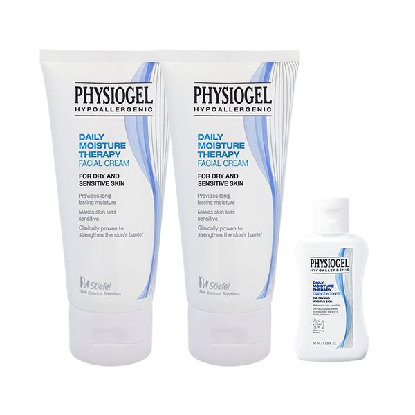 Physiogel Daily Moisture Therapy Facial Cream 75ml Cream 75ml Toner 50ml