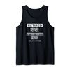 Retired Server Funny Saying Waiter Waitress Retirement Tank Top