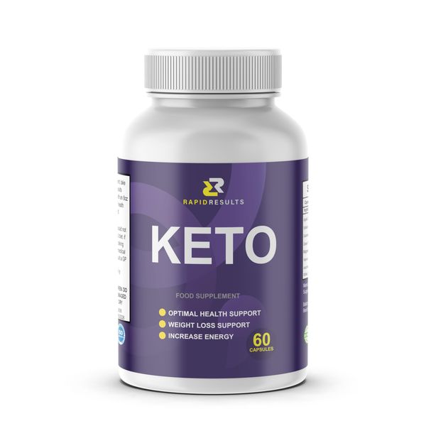 Rapid Results Keto - Best Weight Management Capsules - Natural Ingredients - Support for Men & Women- 1 Month Supply - Fitness Hero Supplements