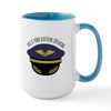 CafePress Your Captain Mugs 15 oz (444 ml) Ceramic Coffee Mug
