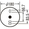 Oderik OG254873R LED Bathroom Light, High Color Rendering, Non-dimmable, Incandescent Light Equivalent, Rainproof and Moisture-proof, Daylight White: