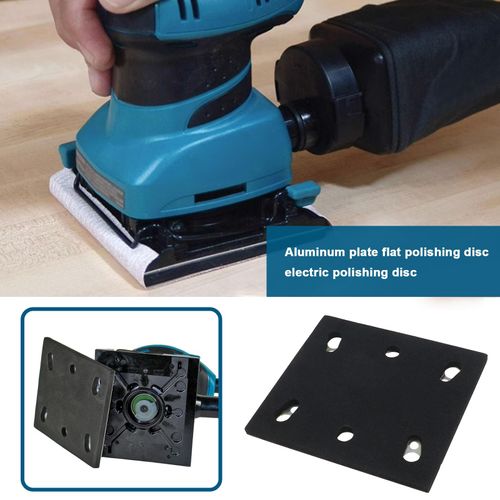 EMSea Sanding Pad Replacement 158324-9 Compatible with Makita BO4555 BO4556 Base Plate Backing Pad Sponge Pad 110x100mm/ 4.33x3.94inch