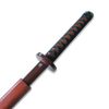 Wooden Roped Bokken With Scabbard - Cherry Oak