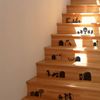 Fujitoya Wall Sticker Mouse Pattern Super Cute Simple 3D Wall Sticker
