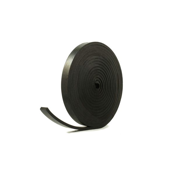 Solid Neoprene Black Rubber Strip 20mm wide x 6mm thick x 5m long