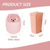 NIDHFG 2 Pieces Mini Desktop Trash Can, Creative And Cute, Multi-Function Storage Bin, Convenient Trash Can, Suitable For Office Bedrooms.