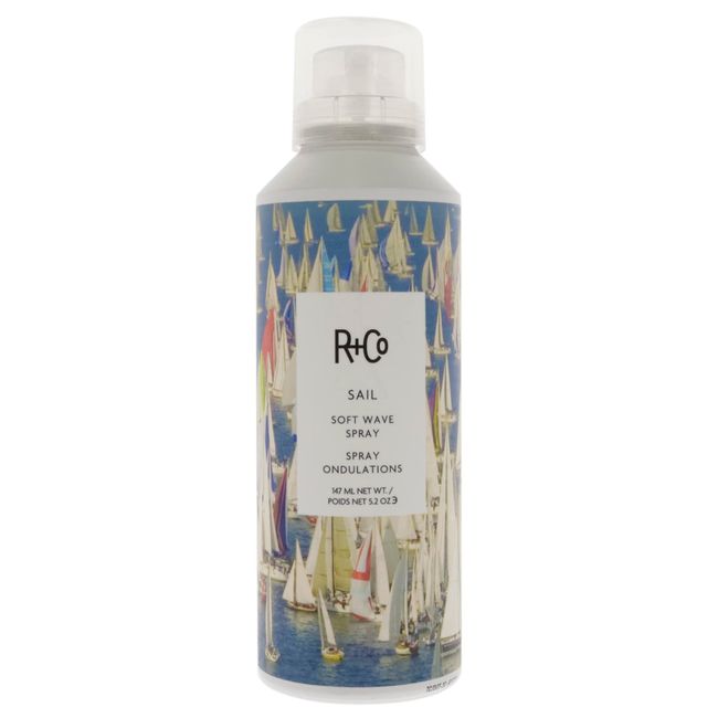 R+Co Sail Soft Wave Spray | Lightweight Wave Spray, Natural Shine + Voluminous Waves | Vegan + Cruelty-Free | 5.2 Oz