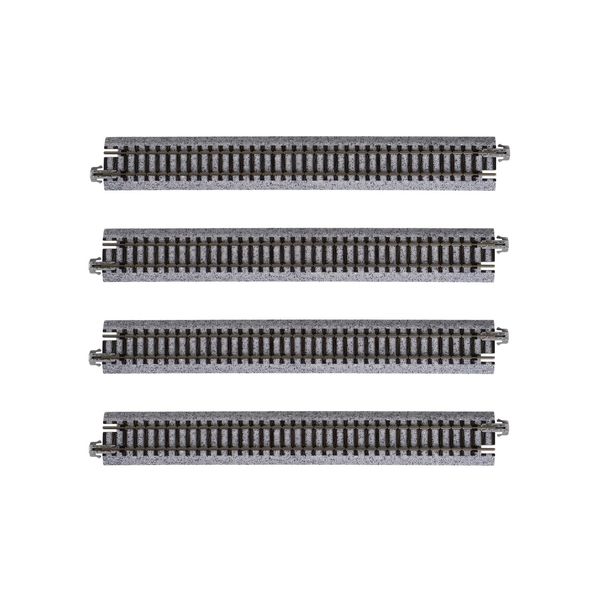 Kato N Scale Unitrack 7 5/16" 186mm Straight Track - 4 per package