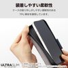 Elecom PM-P241PLFUNV Google Pixel 8a Case, Cover, Notebook-type, Soft Leather, TPU, Shock-Absorbing, Lightweight, Thin, Card Storage, Pocket, Stand Function, Wallet Type, Wireless Charging, Built-in