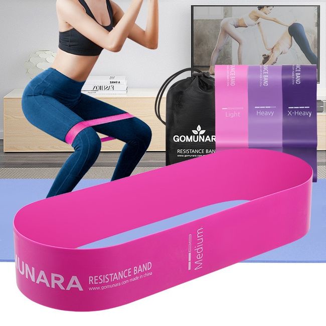 Resistance band 4-piece set thigh hip dip tubing muscle strength exercise rehabilitation hip, select this product