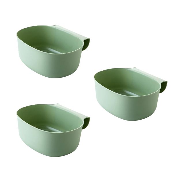 3er Set Wickelkommode Organizer AbfallbehäLter KüChe Wickeltisch Organizer zum Einhängen Mülleimer Abfall Behälter für Küchenabfälle, Wickeltisch Organizer zum Anhängen für Hausmüll Aufbewahrung