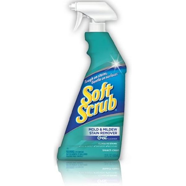 Soft Scrub Mold & Mildew Stain Remover Gel Cleaner Spray, 23 Ounce (Pack of 3)