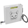 Azeeda 'Cat Face' Keyring Tape Measure/Spirit Level Tool (KM00038247)